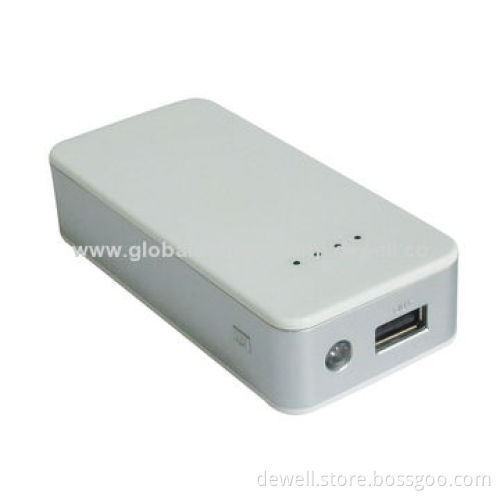 High-quality 5200mAh power bank, full capacity, portable compact size